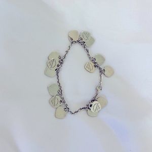 Return to Tiffany multi heart tag bracelet